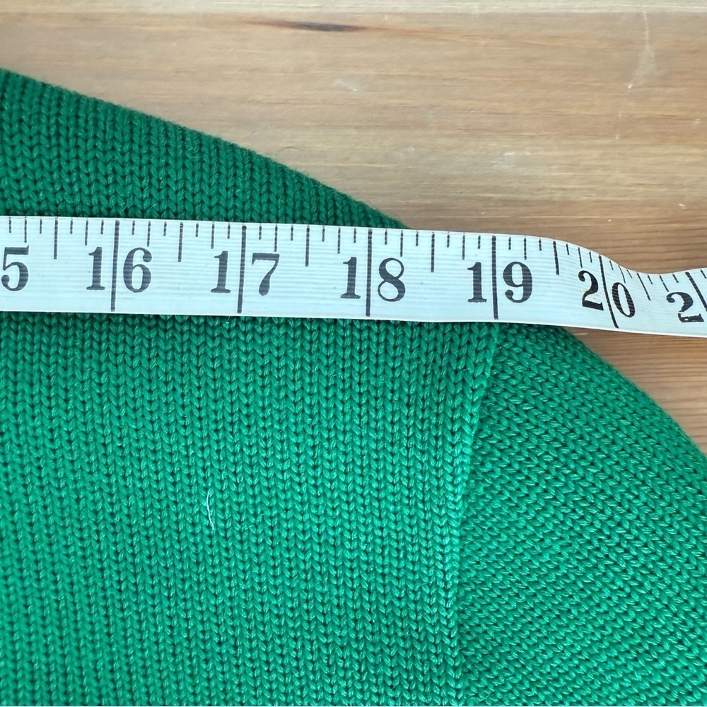 VINTAGE 50/60s Octonek Green & Yellow Letterman’s Jacket 100% Wool Golf Men’s L - Picture 9 of 14